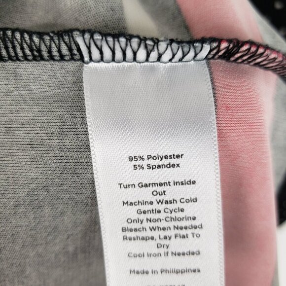 Talbots Faux Wrap Midi Dress Black Polka Dot Contrast Hem 3/4 Sleeve Size Medium - Picture 8 of 8